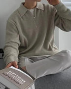 Leonard Zip Sweater
