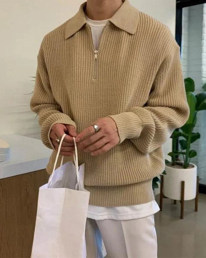 Leonard Zip Sweater