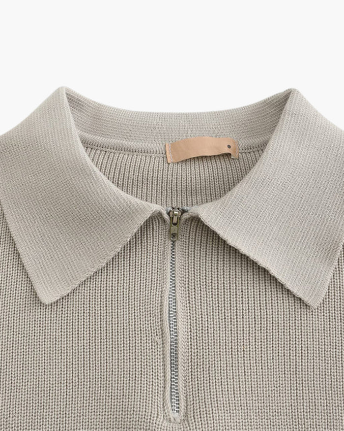 Leonard Zip Sweater
