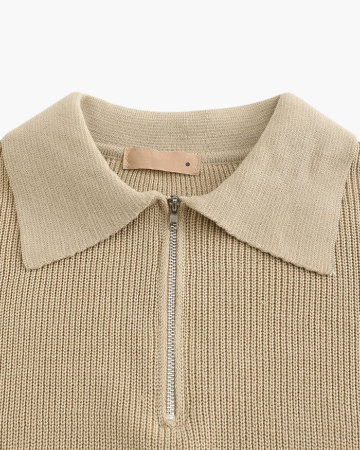 Leonard Zip Sweater
